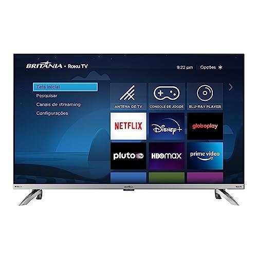 ✨ Fast Smart TV Britânia BTV32G7PR2CSBLH 32” Led Dolby Áudio