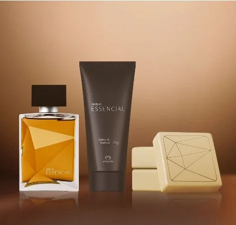 ✨Kit Essencial Masculino, Sabonete em Barra e Creme de Barbear (3 produtos)
