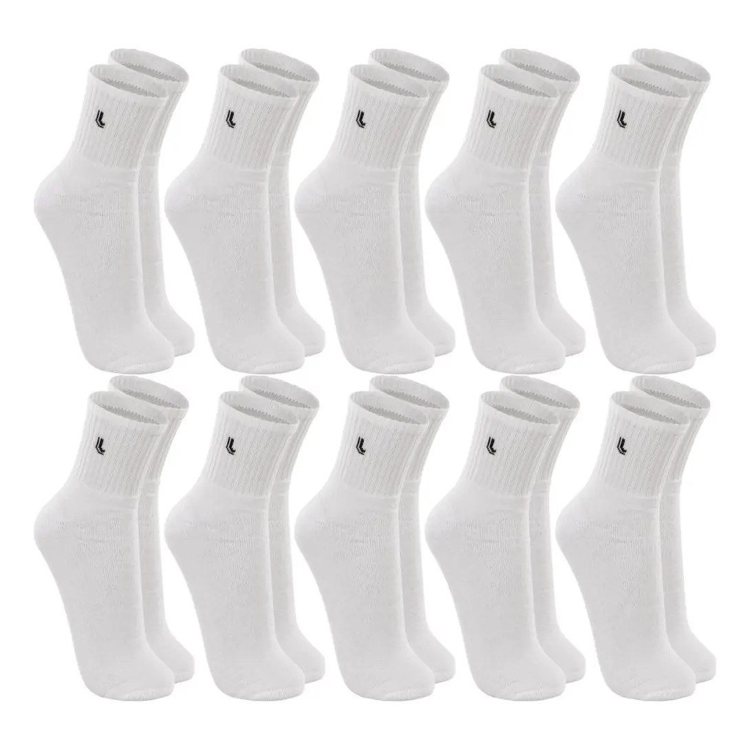 ✨ Kit 10 Pares Meia Lupo Original Masculina Cano Médio Algodão