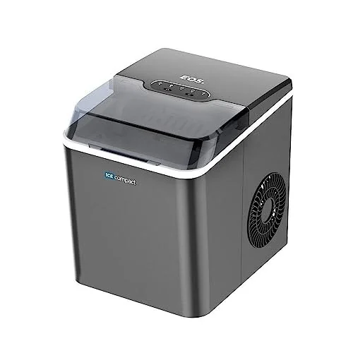 ✨ Máquina de Gelo 12kg Eos Ice Compact Emg04t Cinza 110v