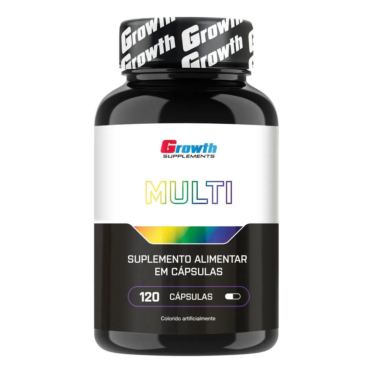 ✨ Multivitamínico 120 Cáps. Growth Supplements - Sabor Neutro (Nova Fórmula)