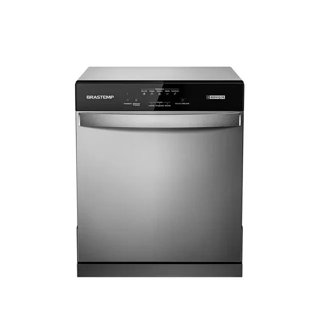 ✨ Lava-louças Brastemp 8 Serviços Inox - Blf08bs Prateado 127v
