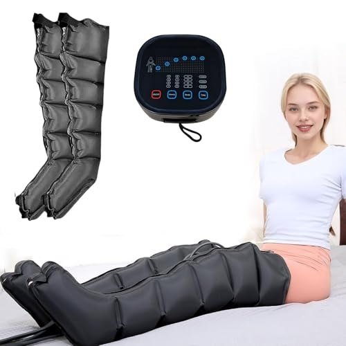 ✨ Massageador de Perna, Relaxe os Meridianos,Melhore a Circulação Sanguínea e alívio da dor,8 Tipos de Botas de Massagem de Perna Completa com Força de ...