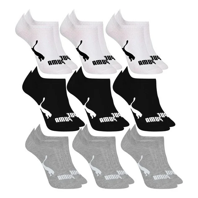 ✨ Kit 9 Pares Meias Invisível Puma Sapatilha Soquete Original