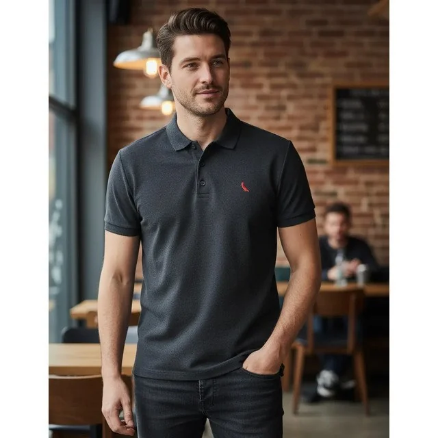✨Camisa Polo Reserva Pica Pau Vermelho Preto N/a Gg Lisa