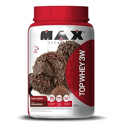✨ Top Whey 3W (900g) - Sabor Mais Sabor - Brigadeiro